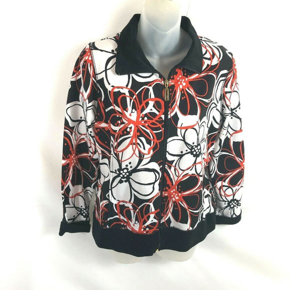 Ongue Casuals Zipper Front Jacket Blazer - Picture 1 of 8